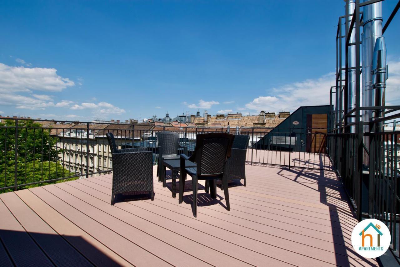 Premium Apartment By Hi5 - Penthouse Studio + Rooftop Budapest Luaran gambar