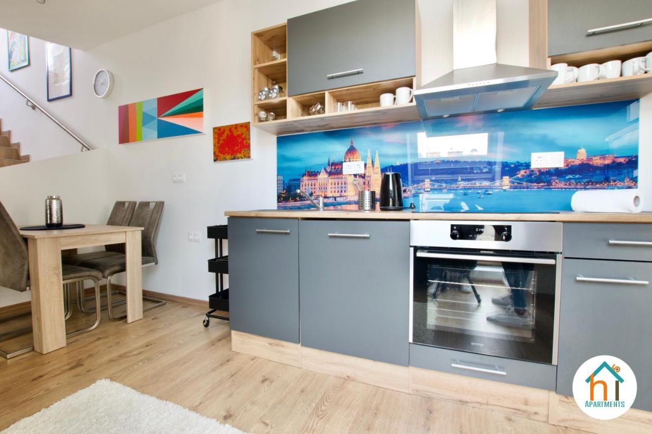 Premium Apartment By Hi5 - Penthouse Studio + Rooftop Budapest Luaran gambar