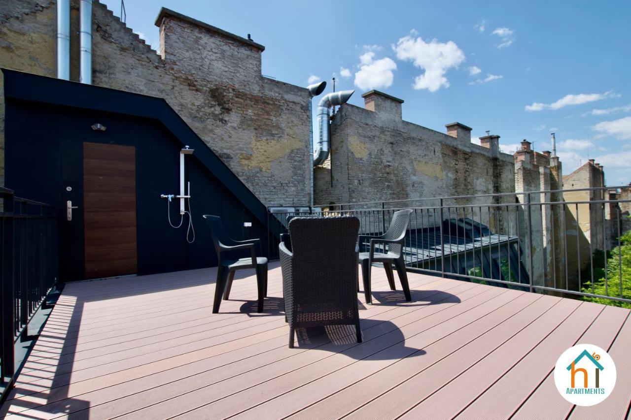 Premium Apartment By Hi5 - Penthouse Studio + Rooftop Budapest Luaran gambar