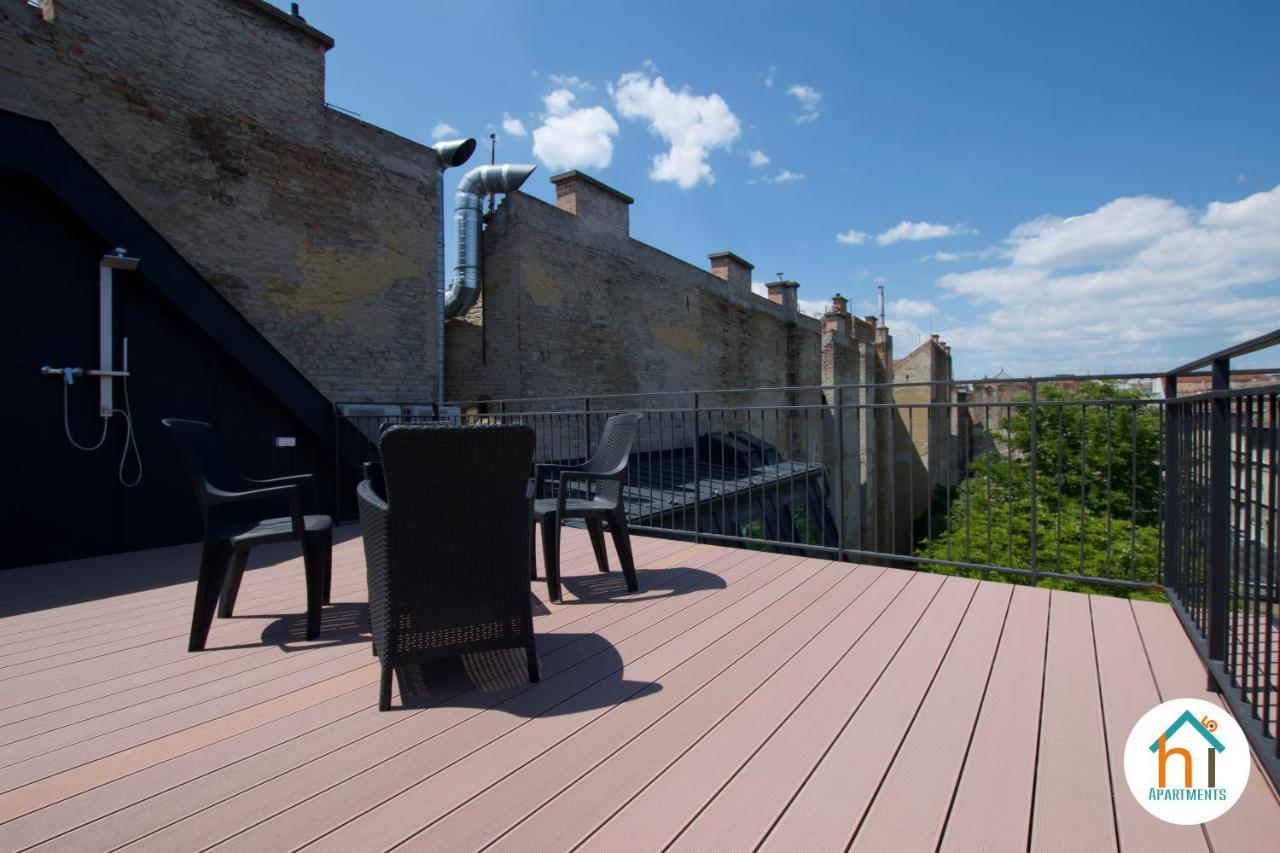 Premium Apartment By Hi5 - Penthouse Studio + Rooftop Budapest Luaran gambar
