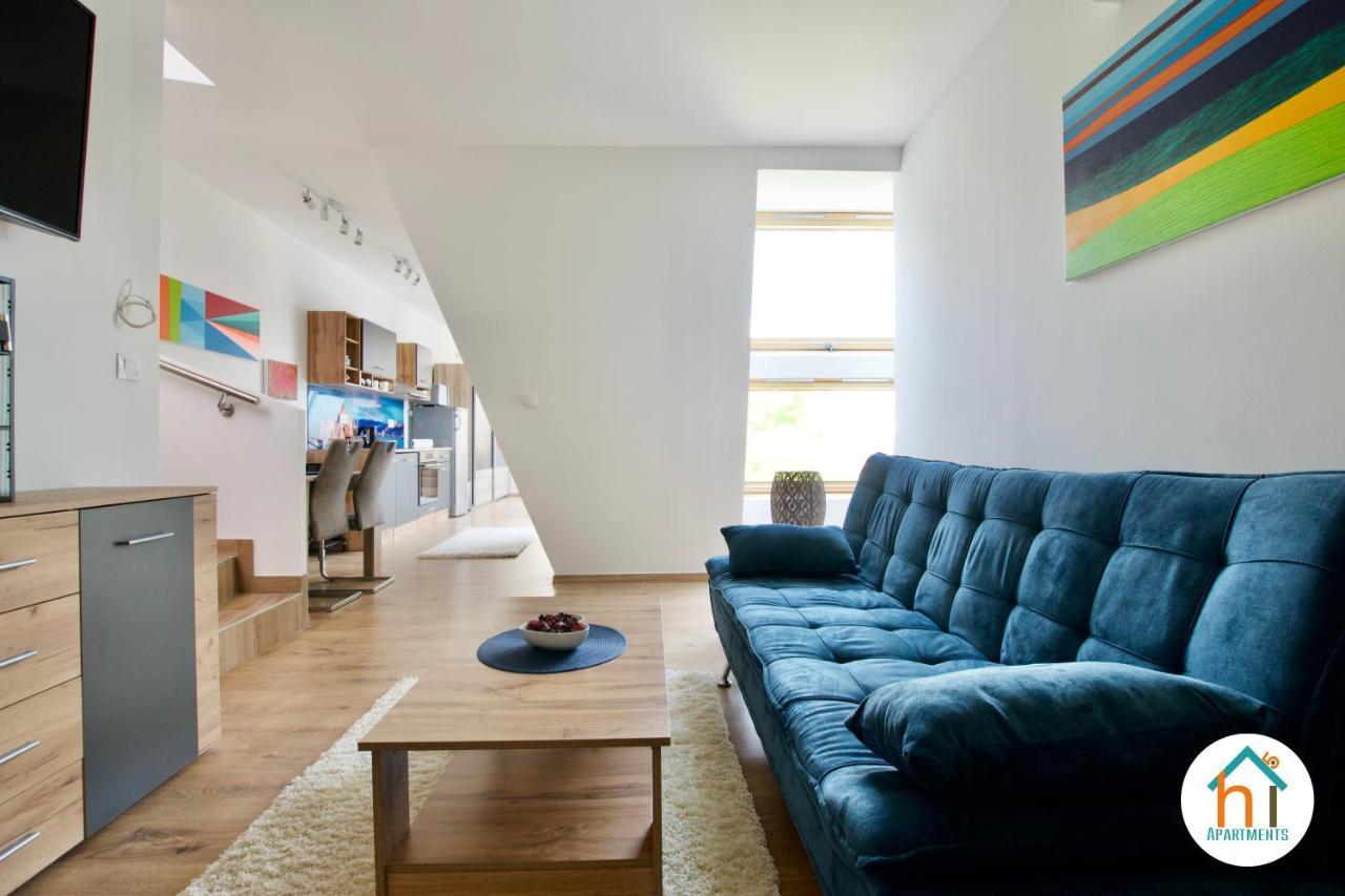 Premium Apartment By Hi5 - Penthouse Studio + Rooftop Budapest Luaran gambar